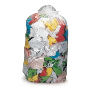 Sacs poubelle pour déchets compostables 50 L transparents, lot de